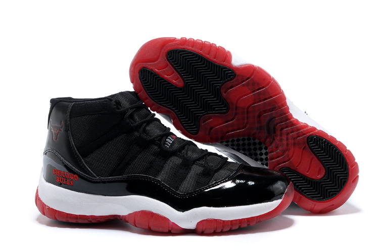 Air Jordan 11 Mens Shoes Aa Black/White/Red Online